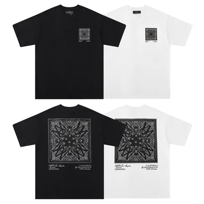 AMRI Printed Cotton Crewneck T-Shirt