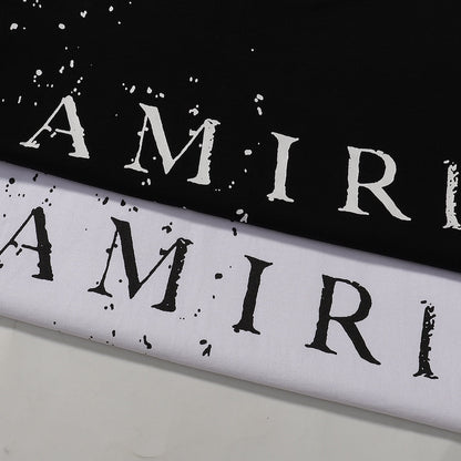 AMRI Ink-Splash Print T-Shirt