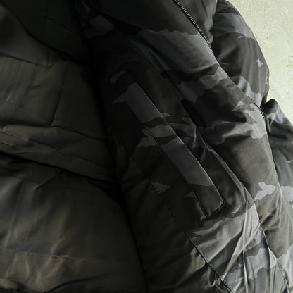 Trapstar Puffer Jacket Hyperdrive Technical Black Tiger Camo