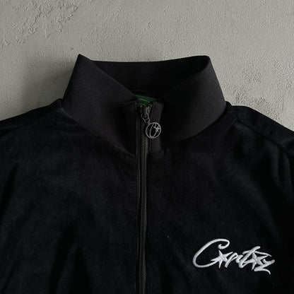 Corteiz Velvet Trackset Black