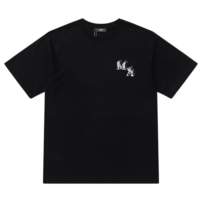 AMRI Angel-print cotton-jersey T-Shirt