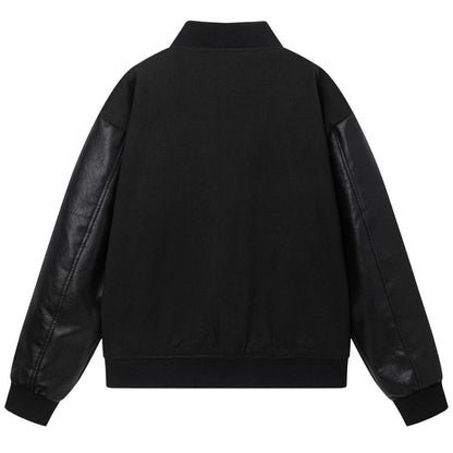 AMRl Staggered Logo Varsity Jacket