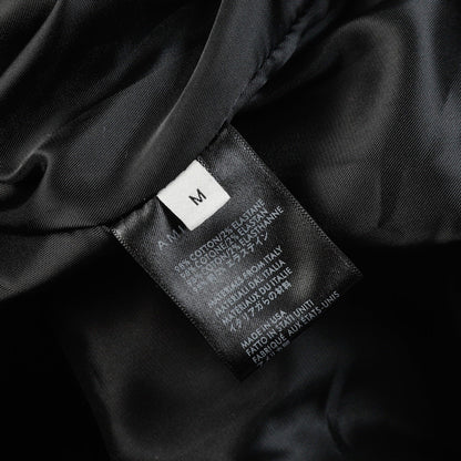 AMRI Logo-Appliquéd Leather Bomber Jacket