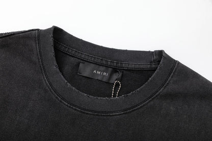 AMRI Lounge Crystal Embellished Cotton Graphic T-Shirt