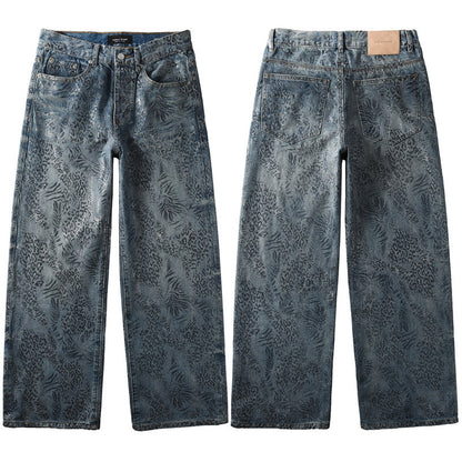 Purple Brand Crystal Diamond Jeans #100