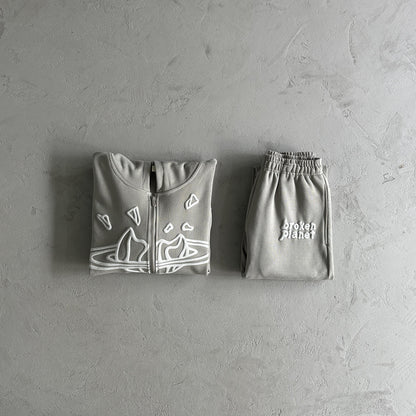 Broken P Zip Up  Suit