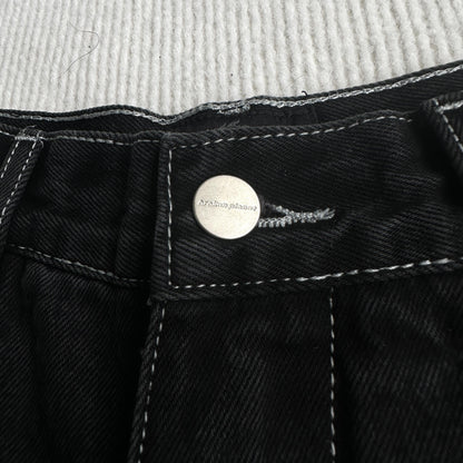 Broken P Denim Jeans Shorts