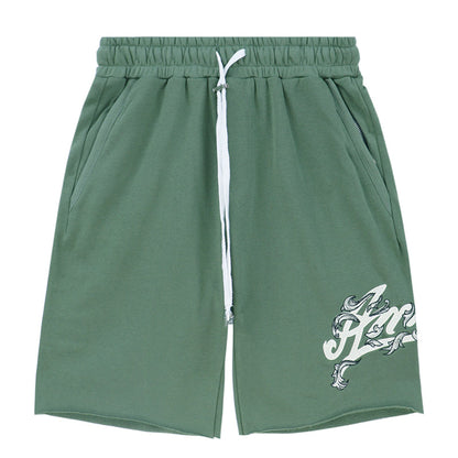AMRI Letter Logo Embroidery Shorts