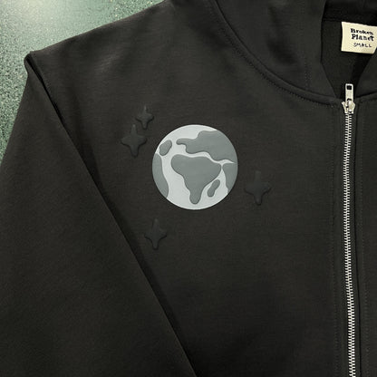 Broken P Spider Zip Up Hoodie