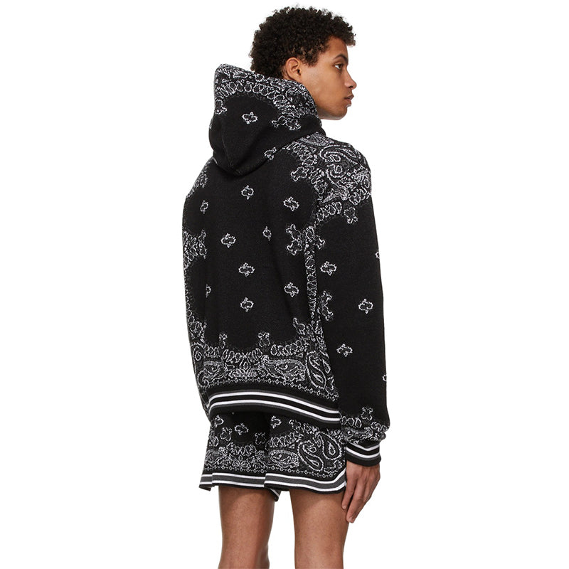 AMRI Black Bandana B-Ball Hoodie