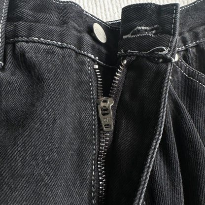 Broken P Denim Jeans Shorts