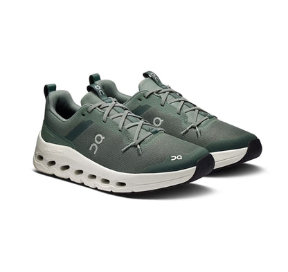 ON Big Kid's Cloudleap Olive/Ghost
